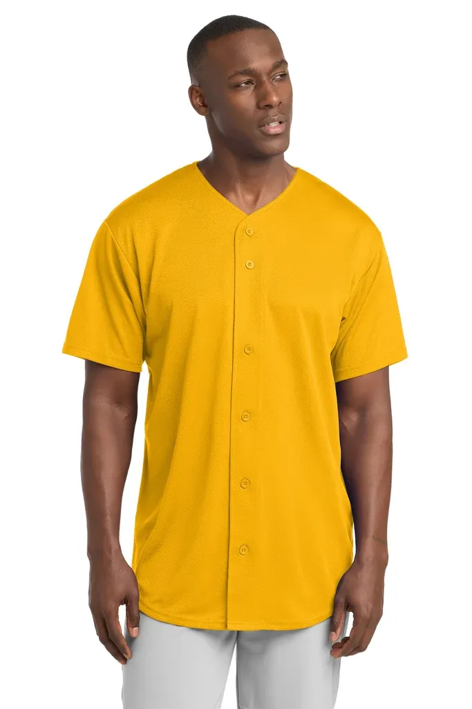 Sport-Tek® PosiCharge® Tough Mesh Full-Button Jersey. ST220 - additional view 7