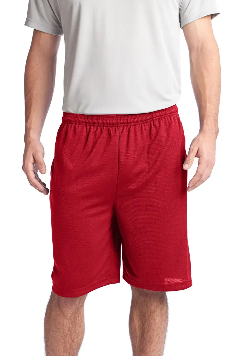 Sport-Tek® PosiCharge® Tough Mesh Pocket Short. ST312 - additional view 2