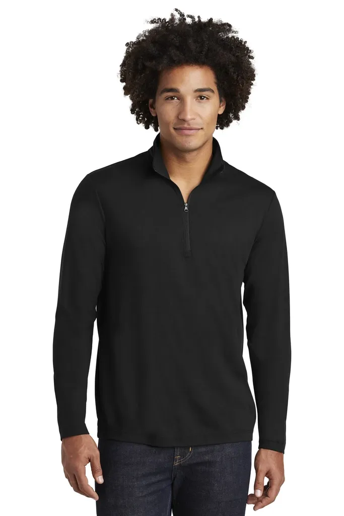 Sport-Tek ® PosiCharge ® Tri-Blend Wicking 1/4-Zip Pullover. ST407 - additional view 2