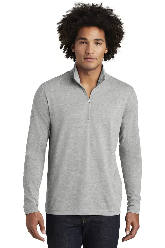 Sport-Tek ® PosiCharge ® Tri-Blend Wicking 1/4-Zip Pullover. ST407 - additional view 1
