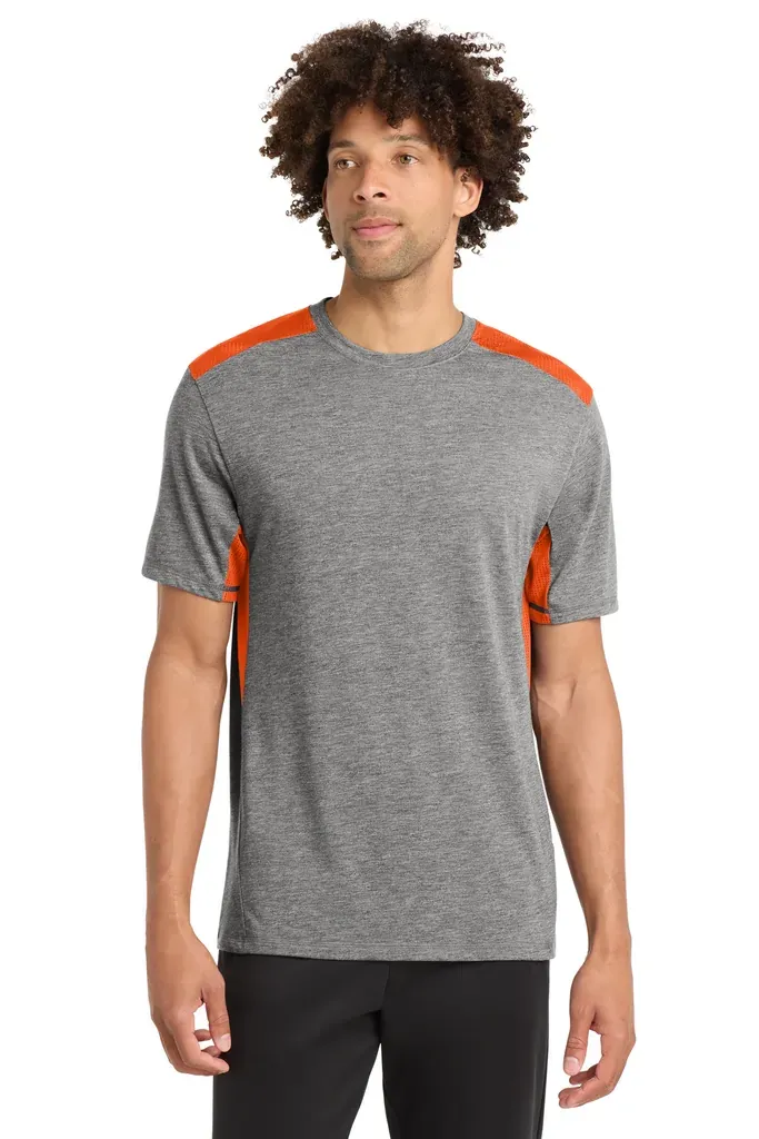 Sport-Tek ® PosiCharge ® Tri-Blend Wicking Draft Tee. ST410 - additional view 4