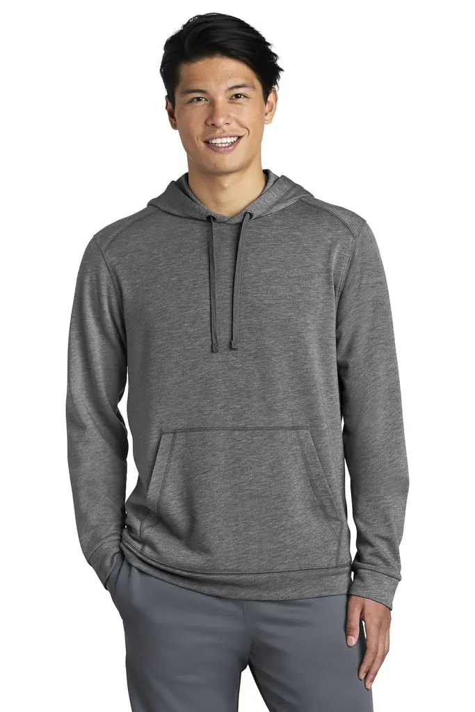 Sport-Tek ® PosiCharge ® Tri-Blend Wicking Fleece Hooded Pullover. ST296 - additional view 2