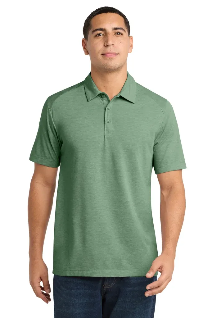Sport-Tek ® PosiCharge ® Tri-Blend Wicking Polo. ST405 - additional view 2