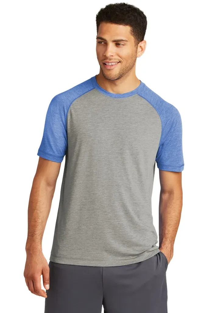 Sport-Tek ® PosiCharge ® Tri-Blend Wicking Raglan Tee. ST400 - additional view 11
