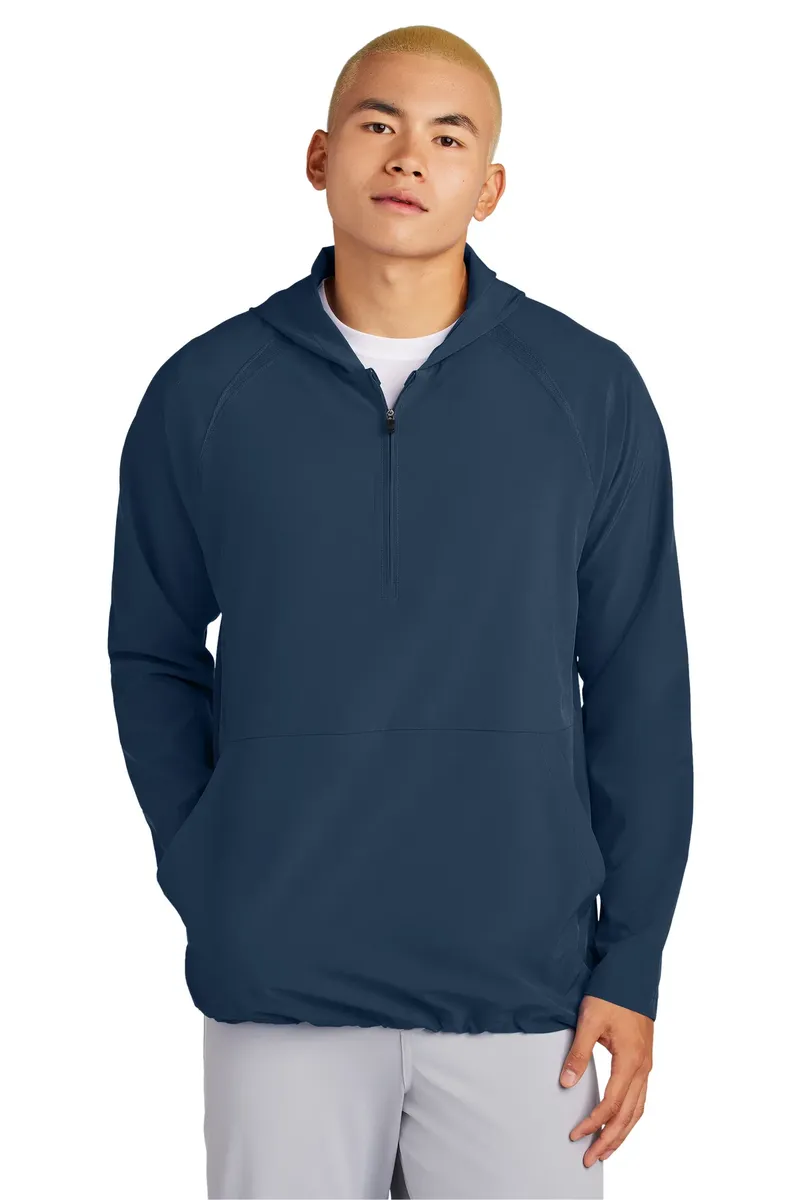 Sport-Tek® Repeat 1/2-Zip Long Sleeve Hooded Jacket JST488 - additional view 6