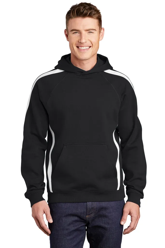 Sport-Tek® Sleeve Stripe Pullover Hooded Sweatshirt. ST265 - additional view 5