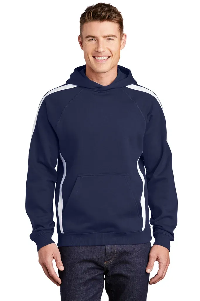 Sport-Tek® Sleeve Stripe Pullover Hooded Sweatshirt. ST265 - additional view 4