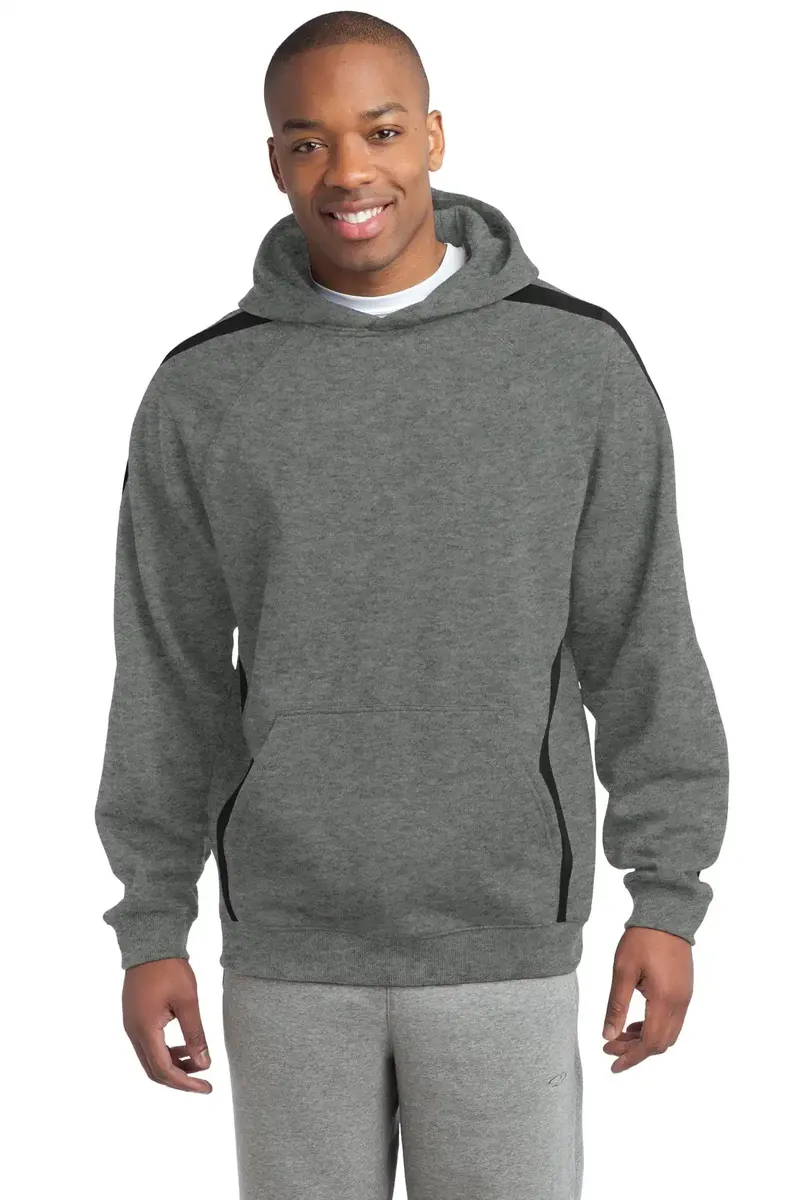 Sport-Tek® Sleeve Stripe Pullover Hooded Sweatshirt. ST265 - additional view 1
