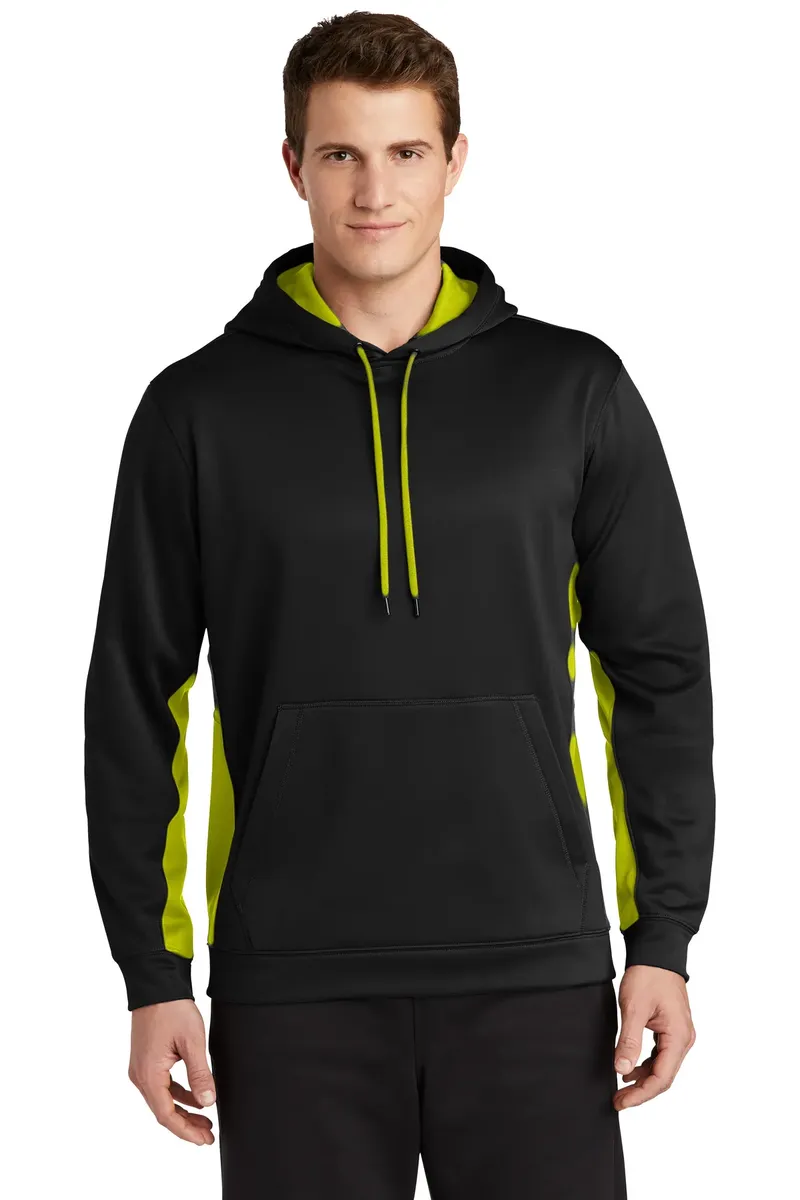 Sport-Tek® Sport-Wick® Fleece Colorblock Hooded Pullover. ST235 - additional view 5