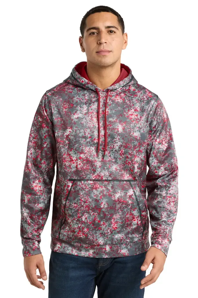Sport-Tek® Sport-Wick® Mineral Freeze Fleece Hooded Pullover. ST230 - additional view 2