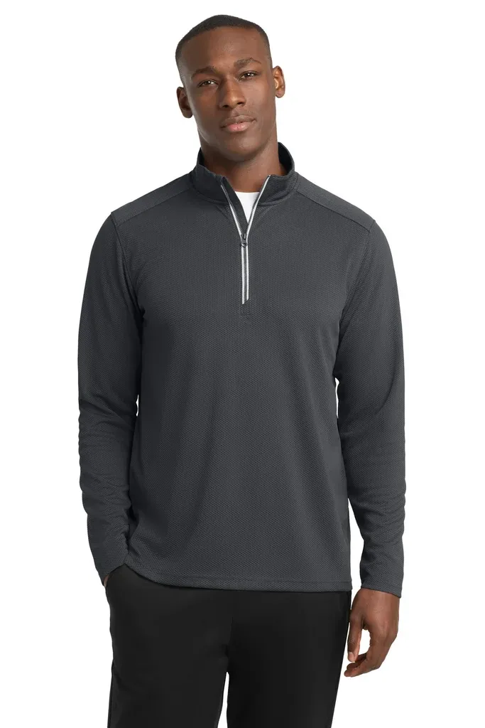 Sport-Tek® Sport-Wick® Textured 1/4-Zip Pullover.  ST860 - additional view 6