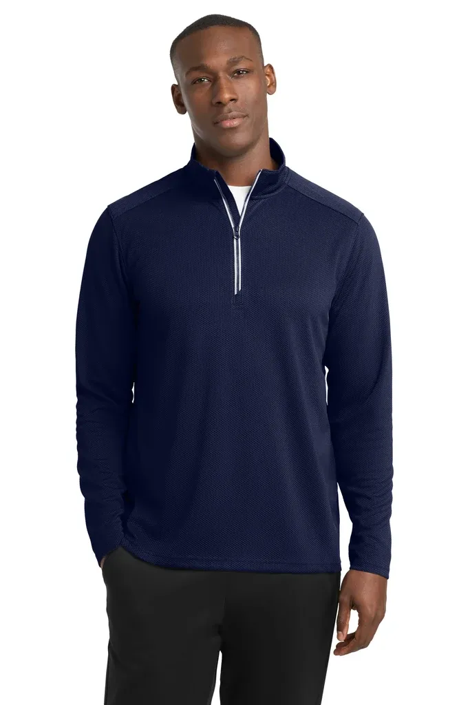Sport-Tek® Sport-Wick® Textured 1/4-Zip Pullover.  ST860 - additional view 5