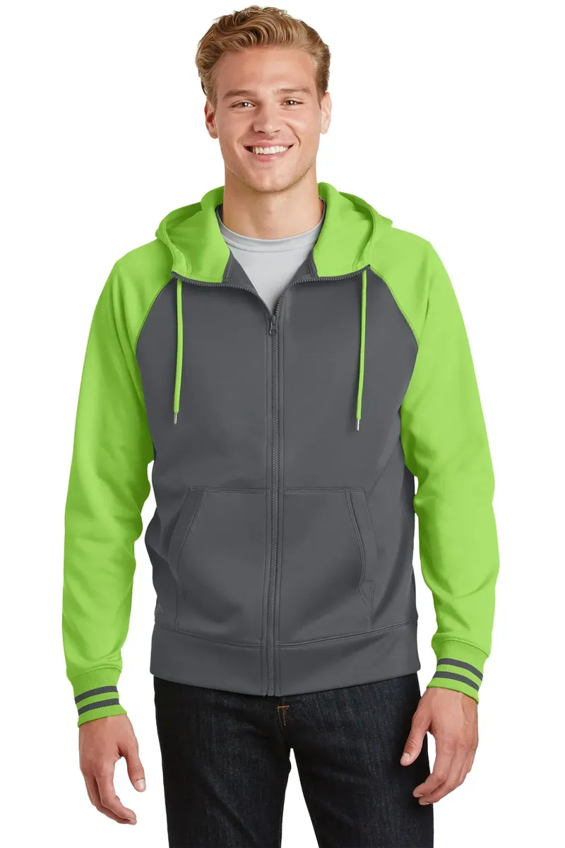 Sport-Tek® Sport-Wick® Varsity Fleece Full-Zip Hooded Jacket. ST236 - additional view 1