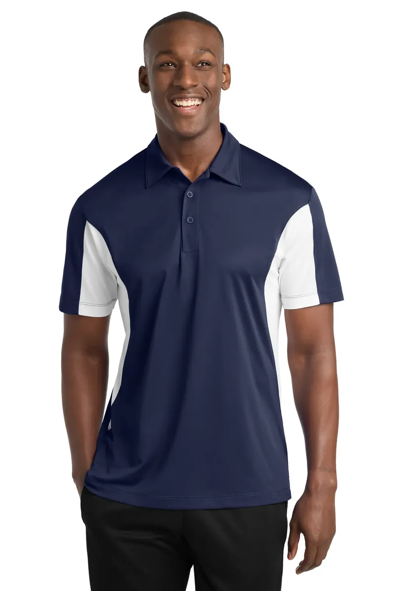 Sport-Tek® Tall Side Blocked Micropique Sport-Wick® Polo. TST655 - additional view 1