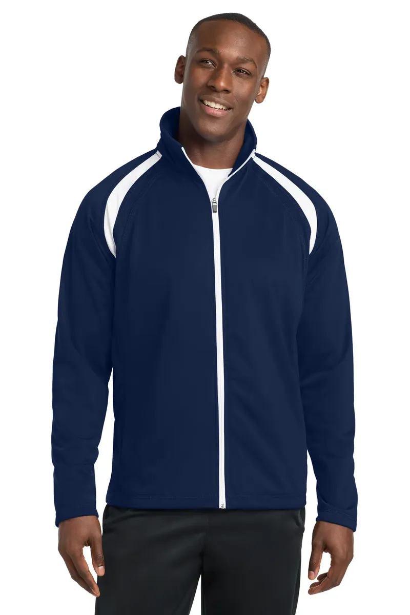 Sport-Tek® Tricot Track Jacket. JST90 - additional view 2