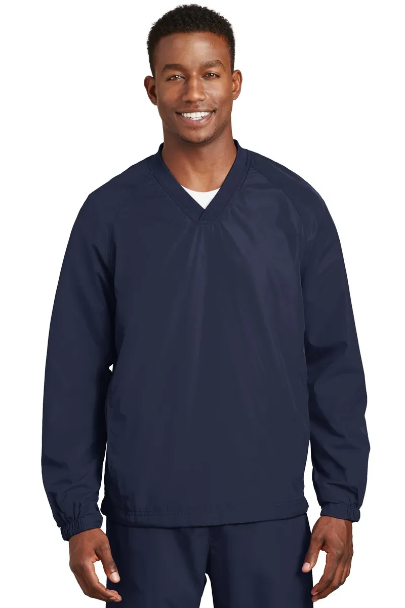 Sport-Tek® V-Neck Raglan Wind Shirt. JST72 - additional view 1