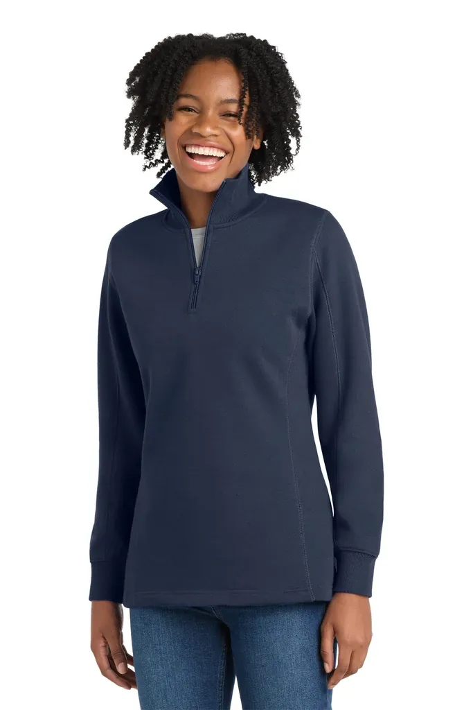 Sport-Tek® Women's 1/4-Zip Sweatshirt. LST253 - additional view 2