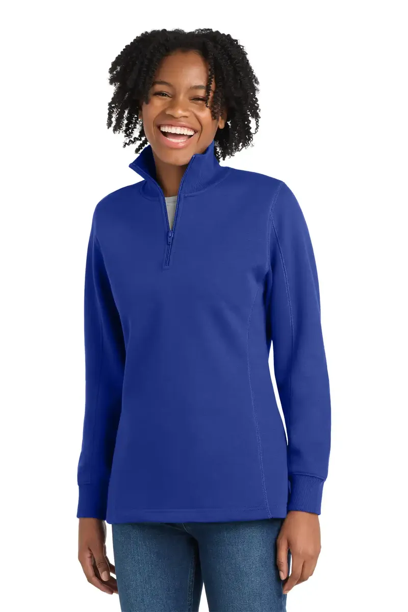 Sport-Tek® Women's 1/4-Zip Sweatshirt. LST253 - additional view 7