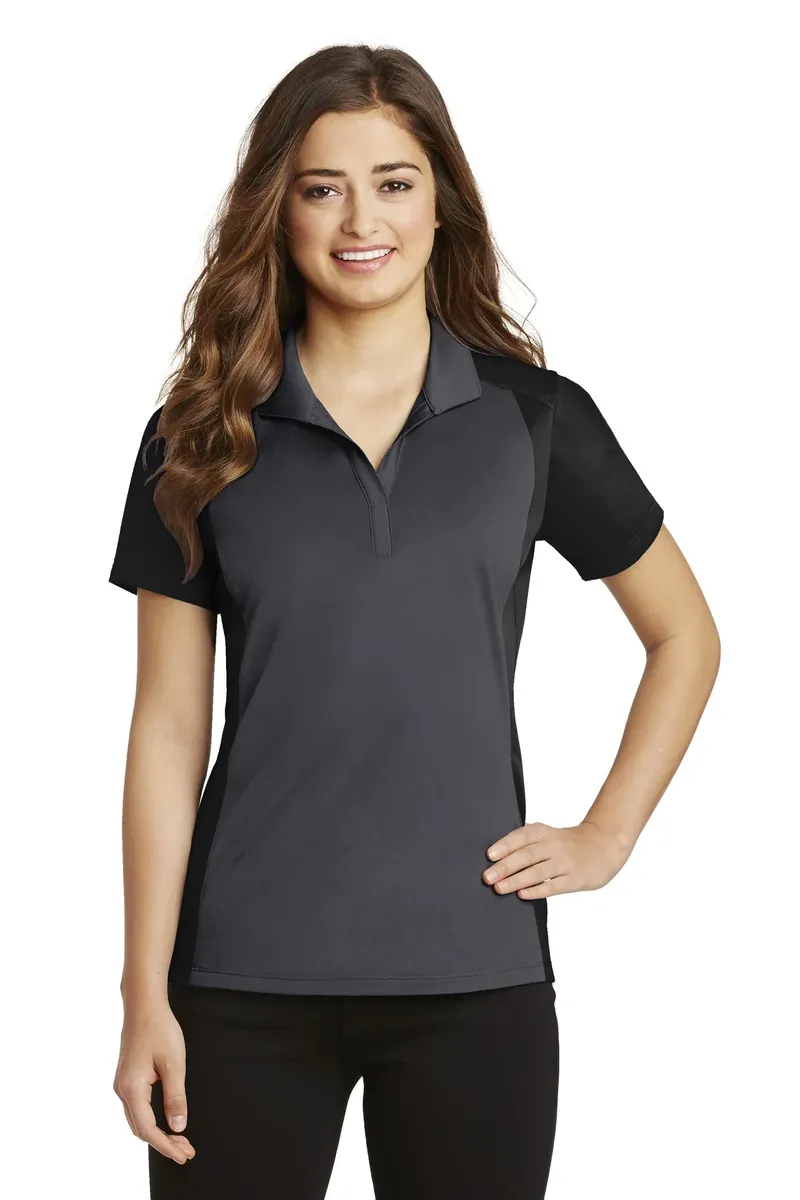 Sport-Tek® Women's Colorblock Micropique Sport-Wick® Polo. LST652 - additional view 5
