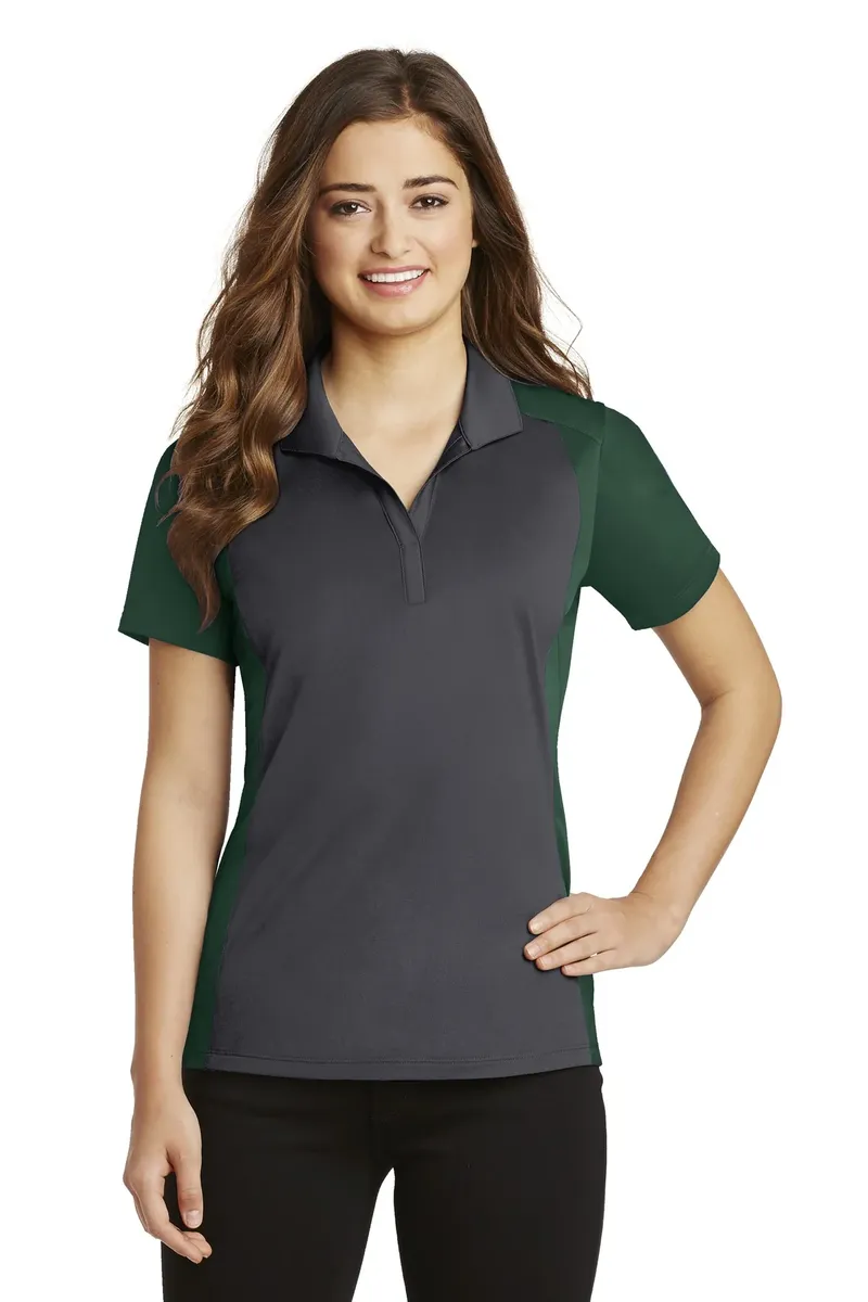 Sport-Tek® Women's Colorblock Micropique Sport-Wick® Polo. LST652 - additional view 7