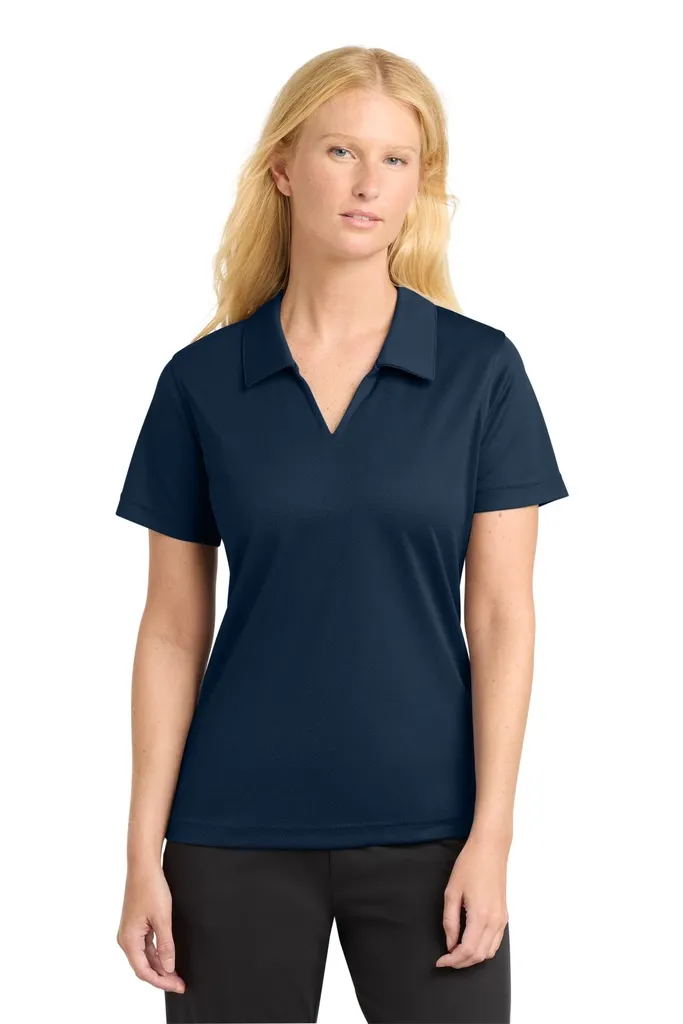 Sport-Tek® Women's Dri-Mesh® V-Neck Polo.  L469 - additional view 8
