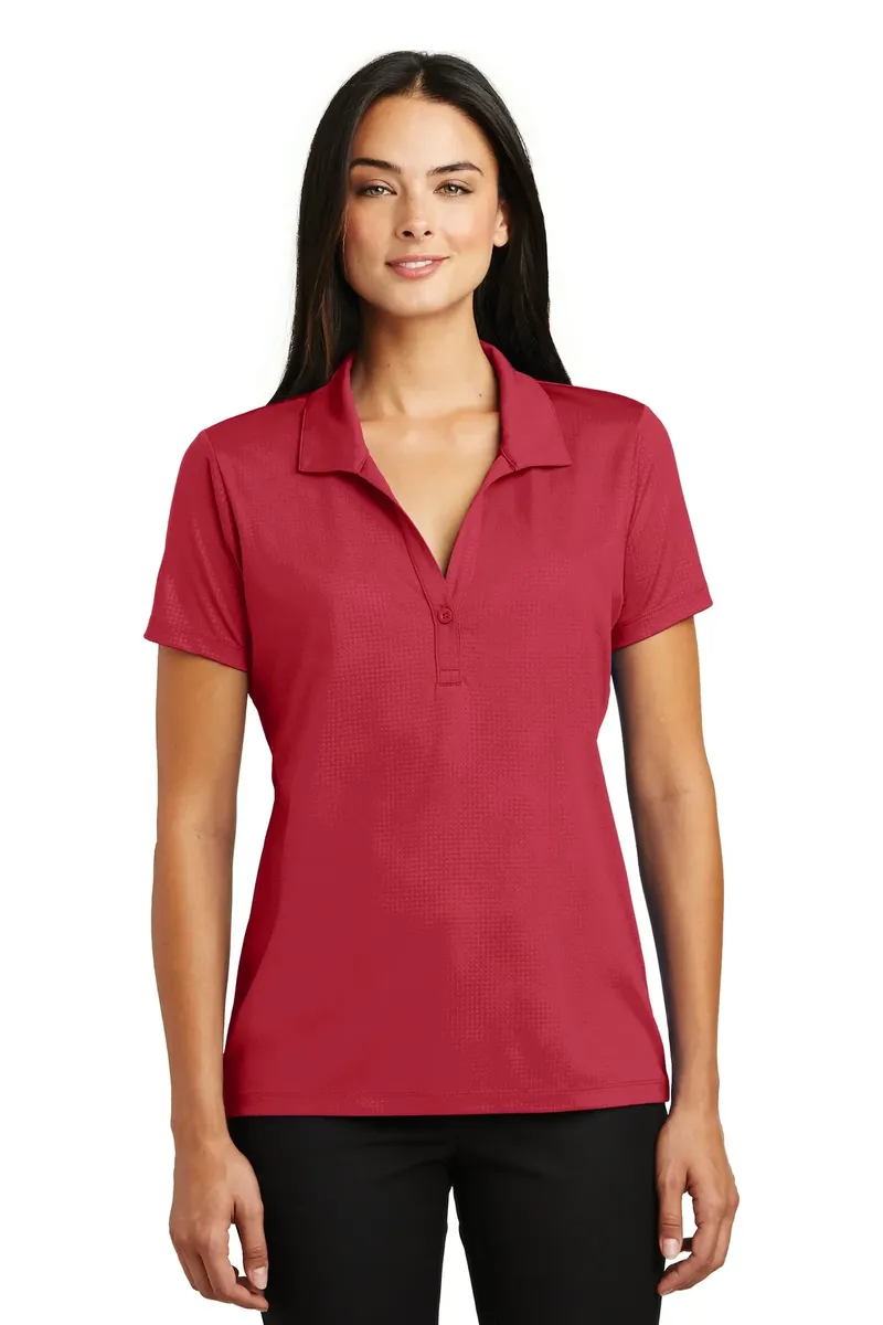 Sport-Tek® Women's Embossed PosiCharge® Tough Polo®. LST630 - additional view 2