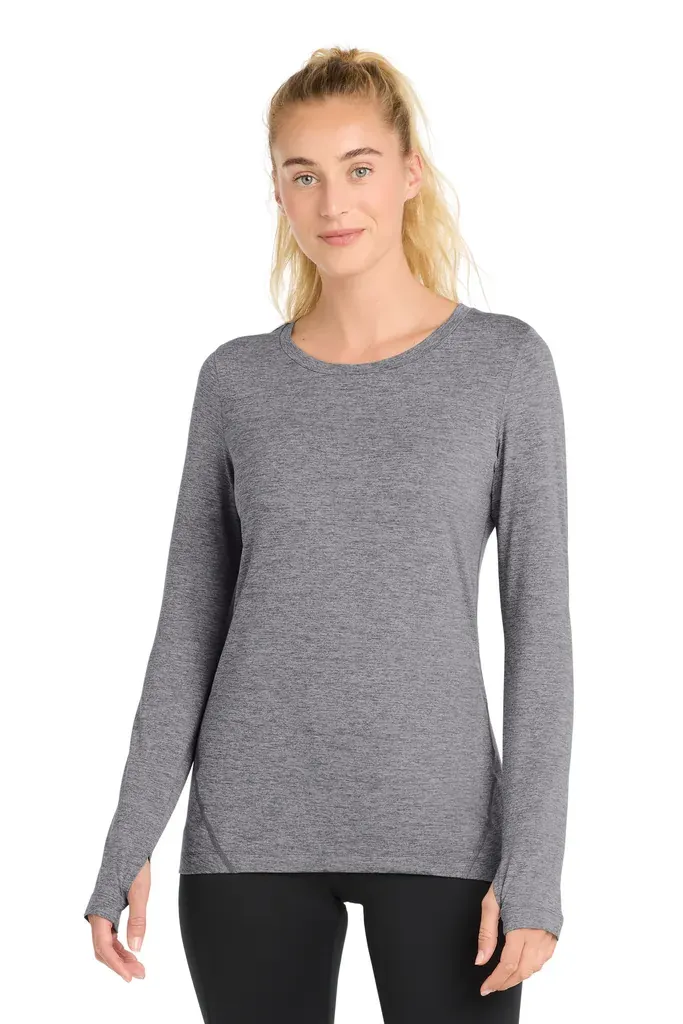 Sport-Tek ® Women's Exchange 1.5 Long Sleeve Crew. LST710 - additional view 4