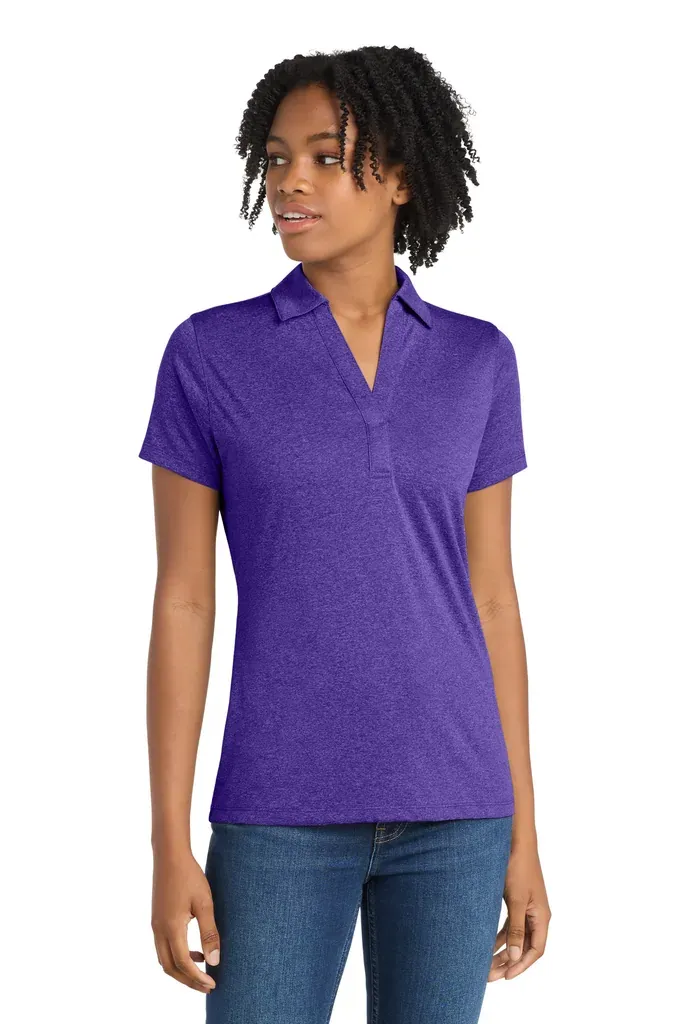 Sport-Tek® Women's Heather Contender Polo. LST660 - additional view 2