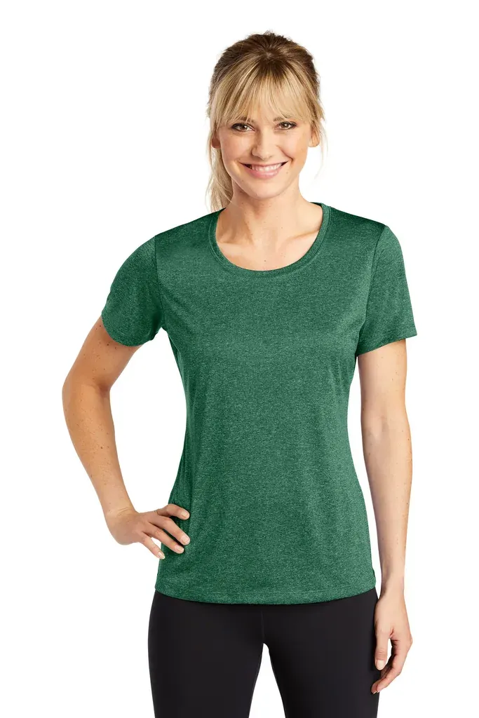 Sport-Tek® Women's Heather Contender Scoop Neck Tee. LST360 - additional view 7