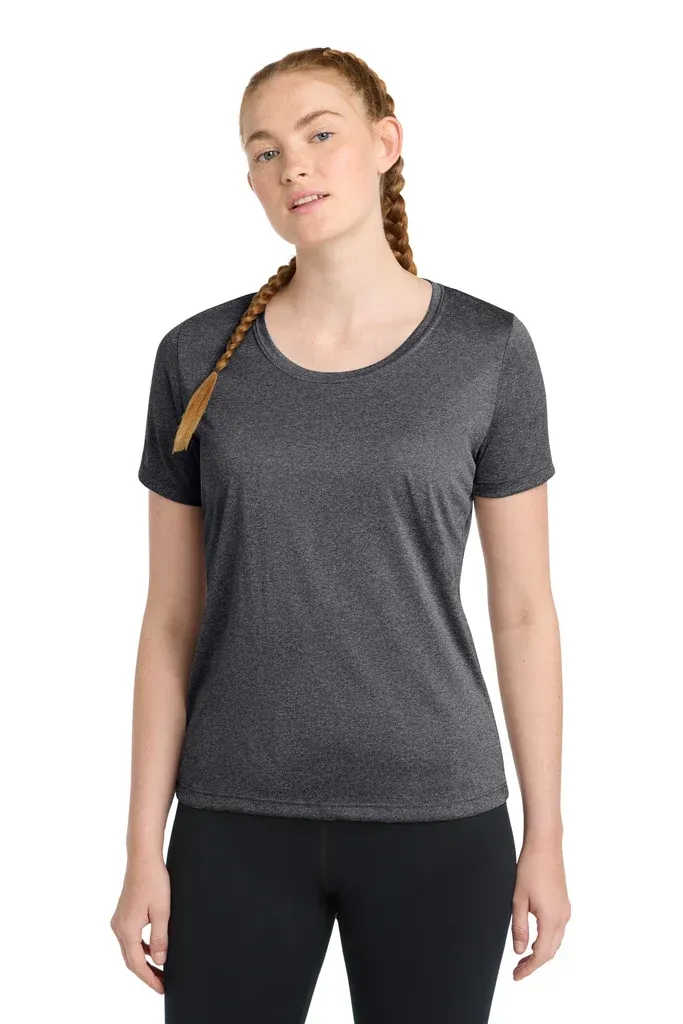 Sport-Tek® Women's Heather Contender Scoop Neck Tee. LST360 - additional view 6
