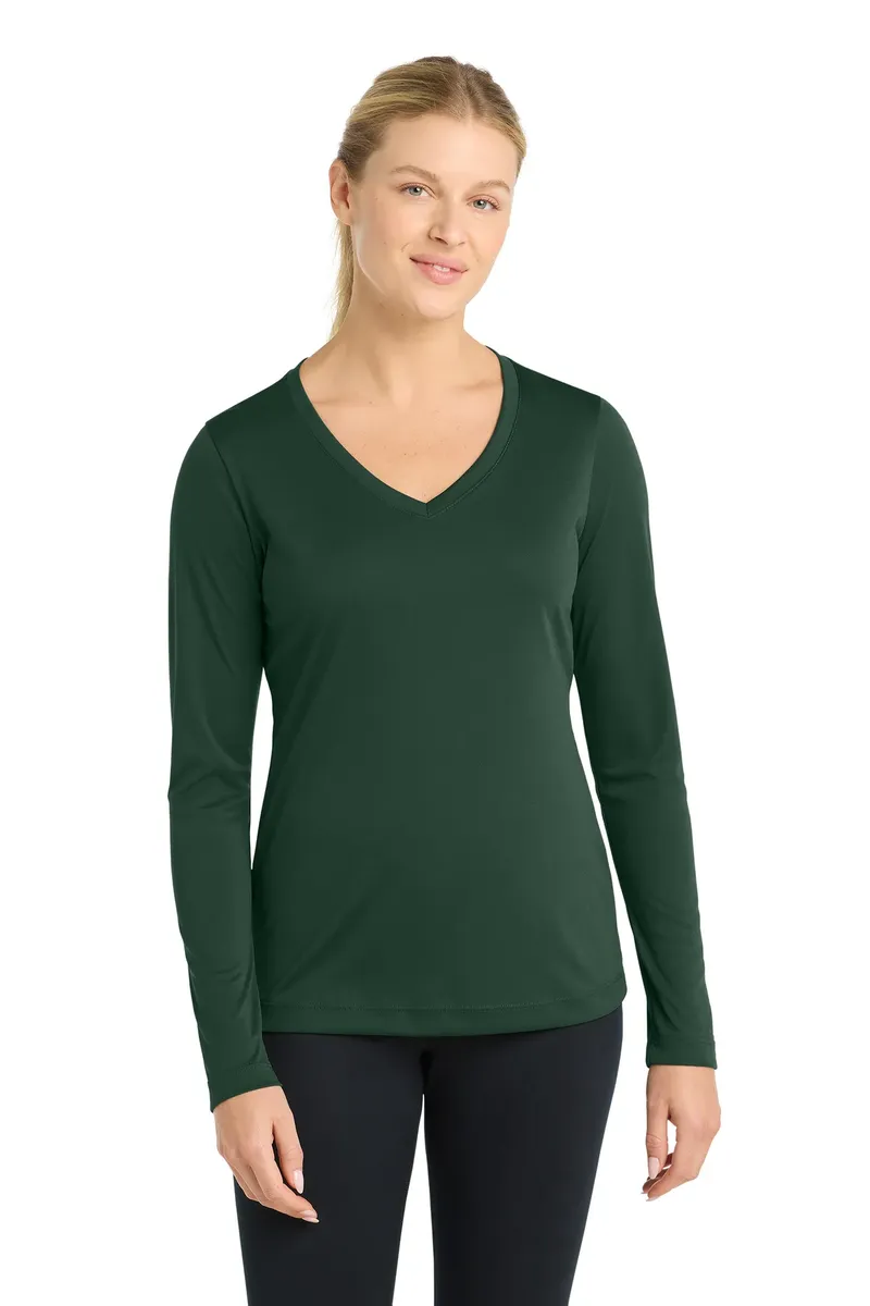 Sport-Tek® Women's Long Sleeve PosiCharge® Competitor V-Neck Tee. LST353LS - additional view 3