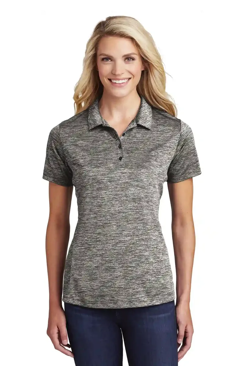 Sport-Tek ® Women's PosiCharge ® Electric Heather Polo. LST590 - additional view 1