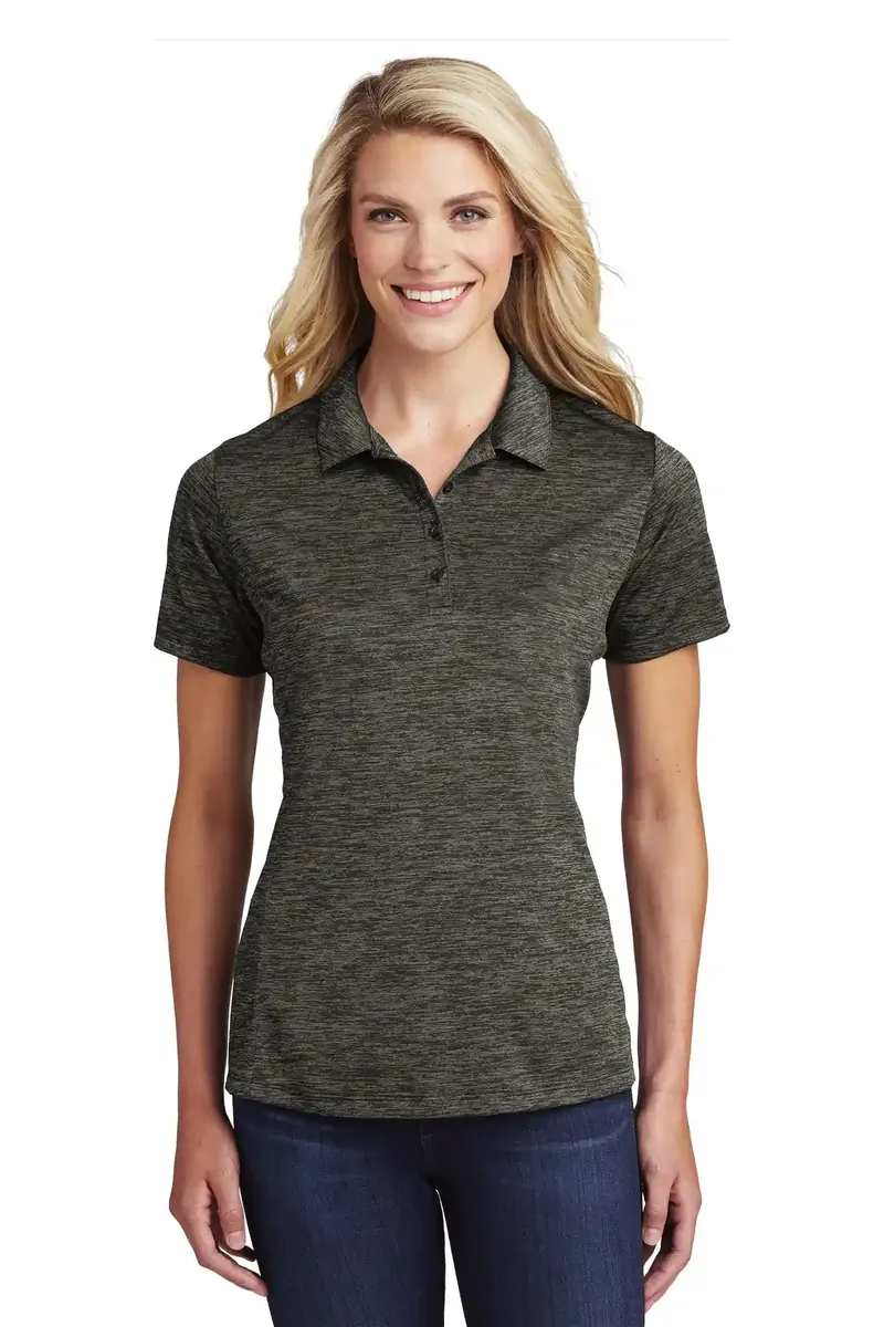 Sport-Tek ® Women's PosiCharge ® Electric Heather Polo. LST590 - additional view 3