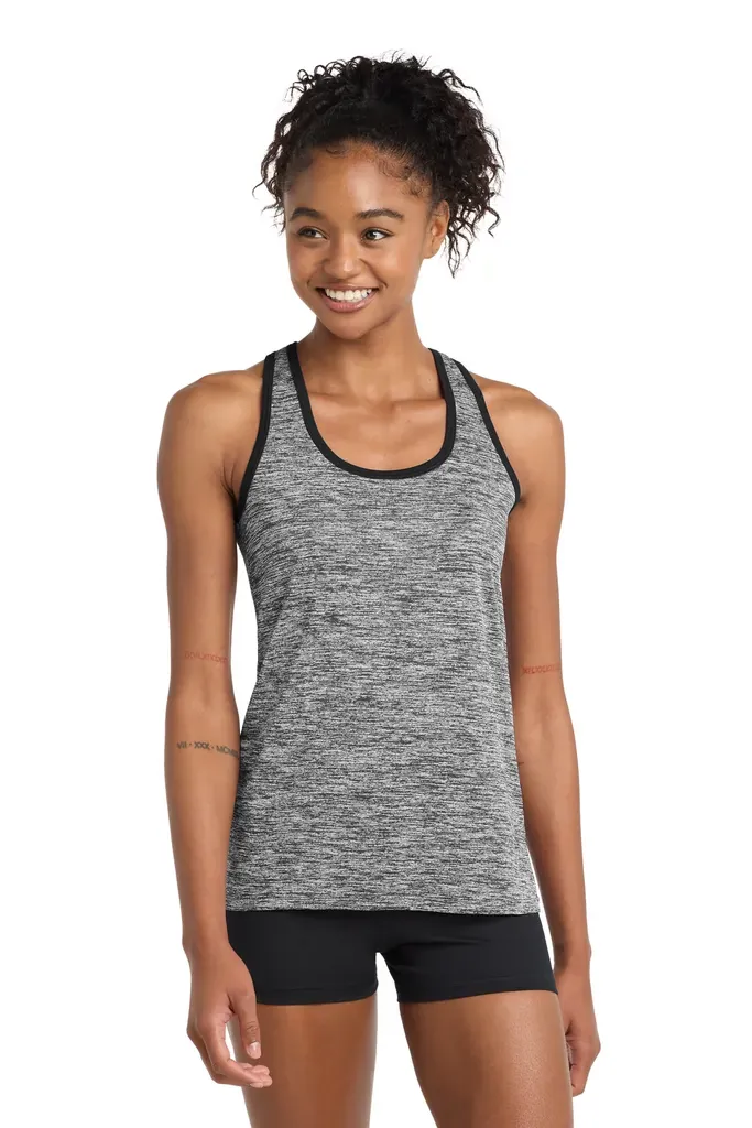 Sport-Tek ® Women's PosiCharge ® Electric Heather Racerback Tank. LST396 - additional view 2