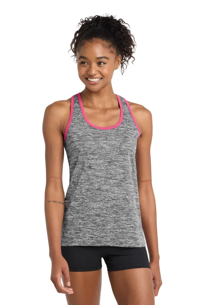 Sport-Tek ® Women's PosiCharge ® Electric Heather Racerback Tank. LST396 - additional view 5