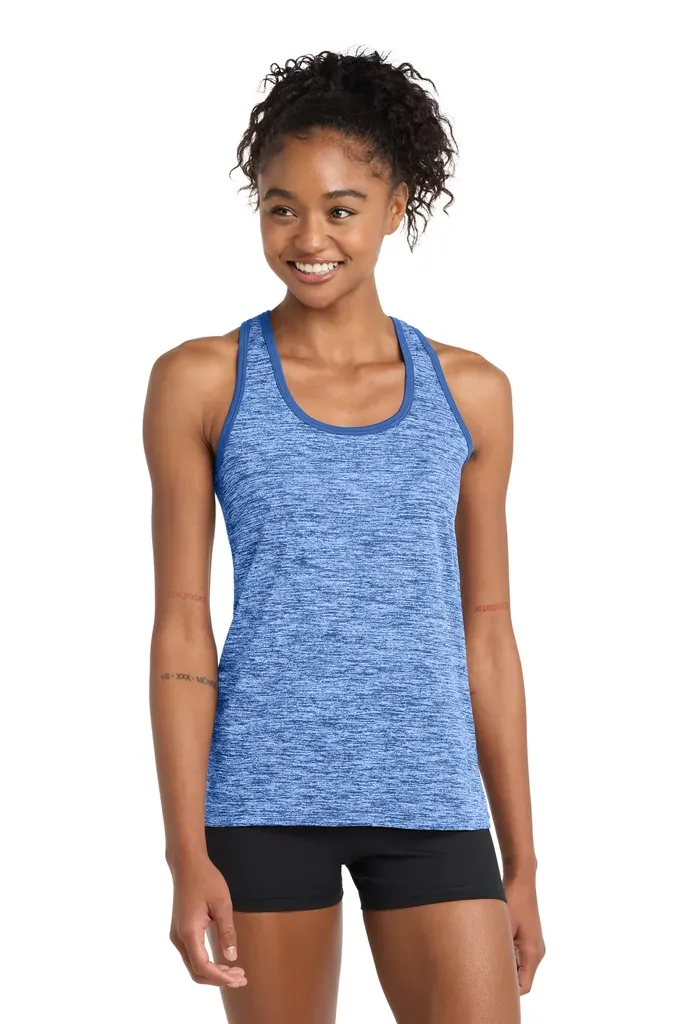 Sport-Tek ® Women's PosiCharge ® Electric Heather Racerback Tank. LST396 - additional view 1