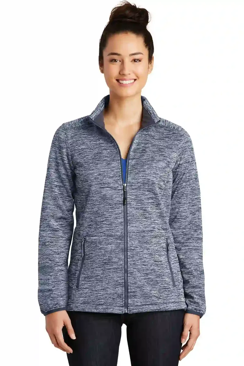 Sport-Tek® Women's PosiCharge® Electric Heather Soft Shell Jacket. LST30