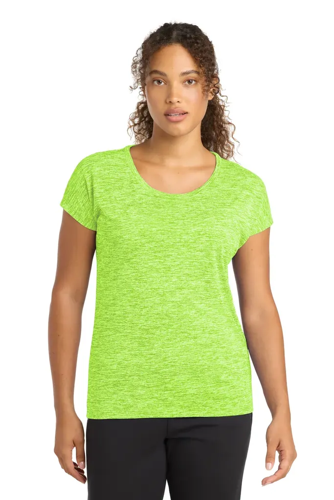 Sport-Tek® Women's PosiCharge® Electric Heather Sporty Tee. LST390 - additional view 2