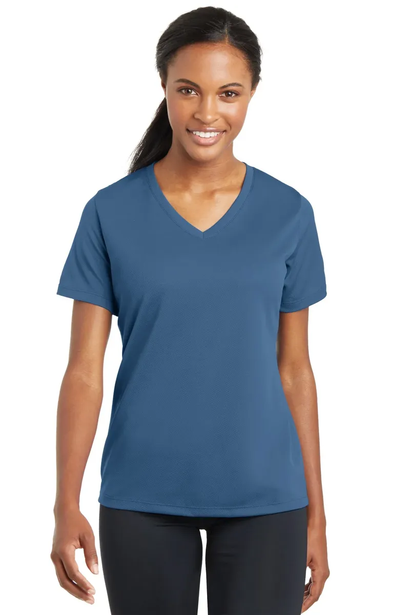 Sport-Tek® Women's PosiCharge® RacerMesh® V-Neck Tee. LST340 - additional view 15