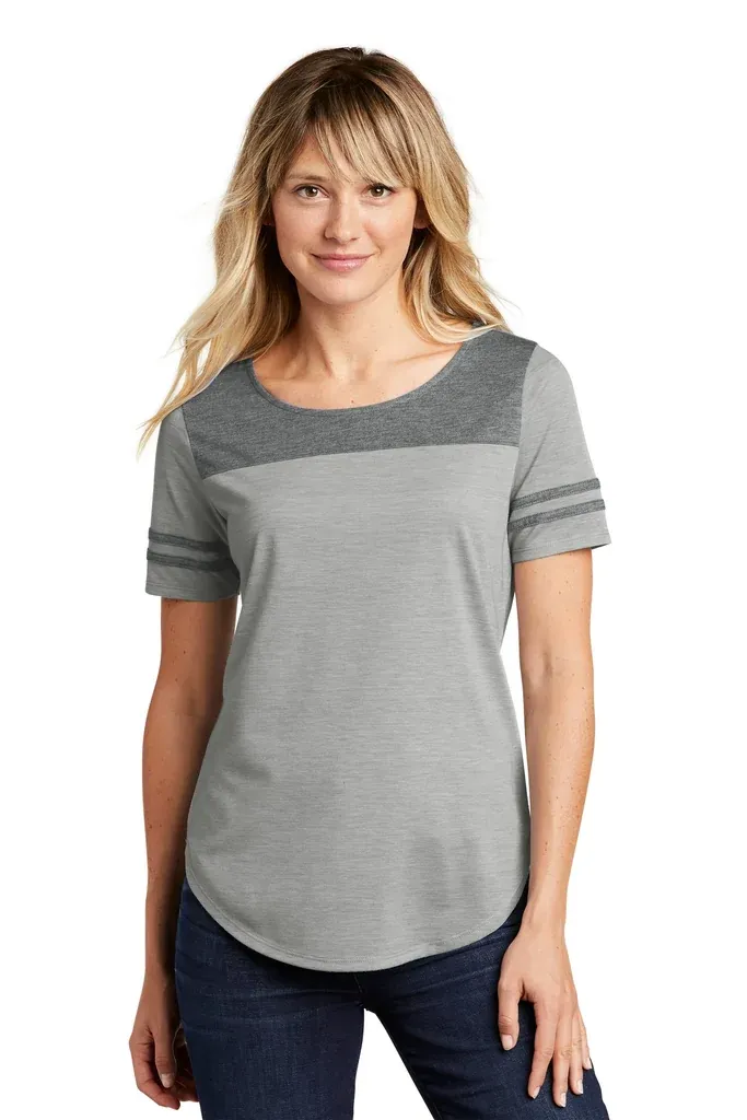 Sport-Tek ® Women's PosiCharge ® Tri-Blend Wicking Fan Tee. LST403 - additional view 1