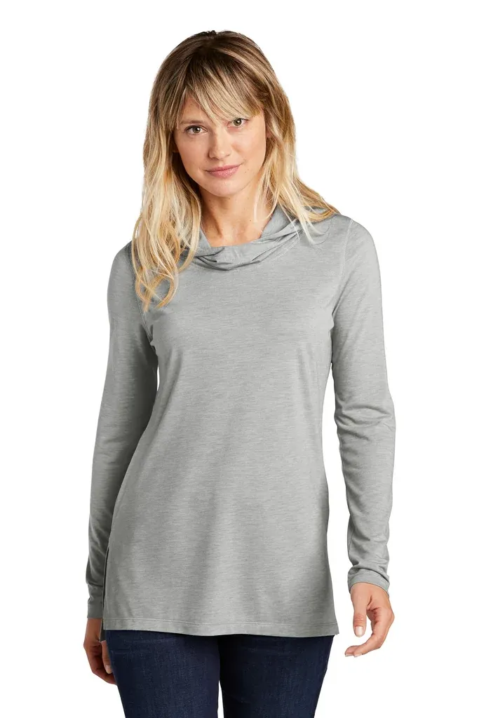 Sport-Tek® Women's PosiCharge ® Tri-Blend Wicking Long Sleeve Hoodie LST406 - additional view 4