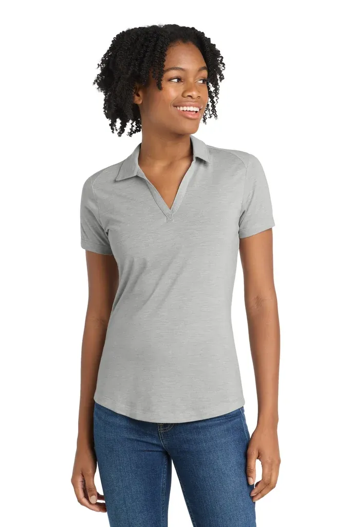 Sport-Tek ® Women's PosiCharge ® Tri-Blend Wicking Polo. LST405 - additional view 6