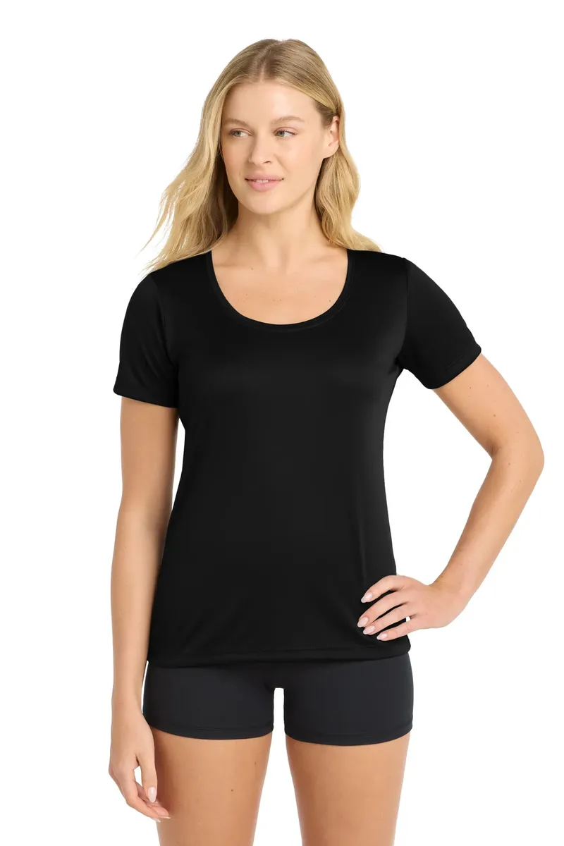 Sport-Tek ® Women's Posi-UV® Pro Scoop Neck Tee. LST420 - additional view 1