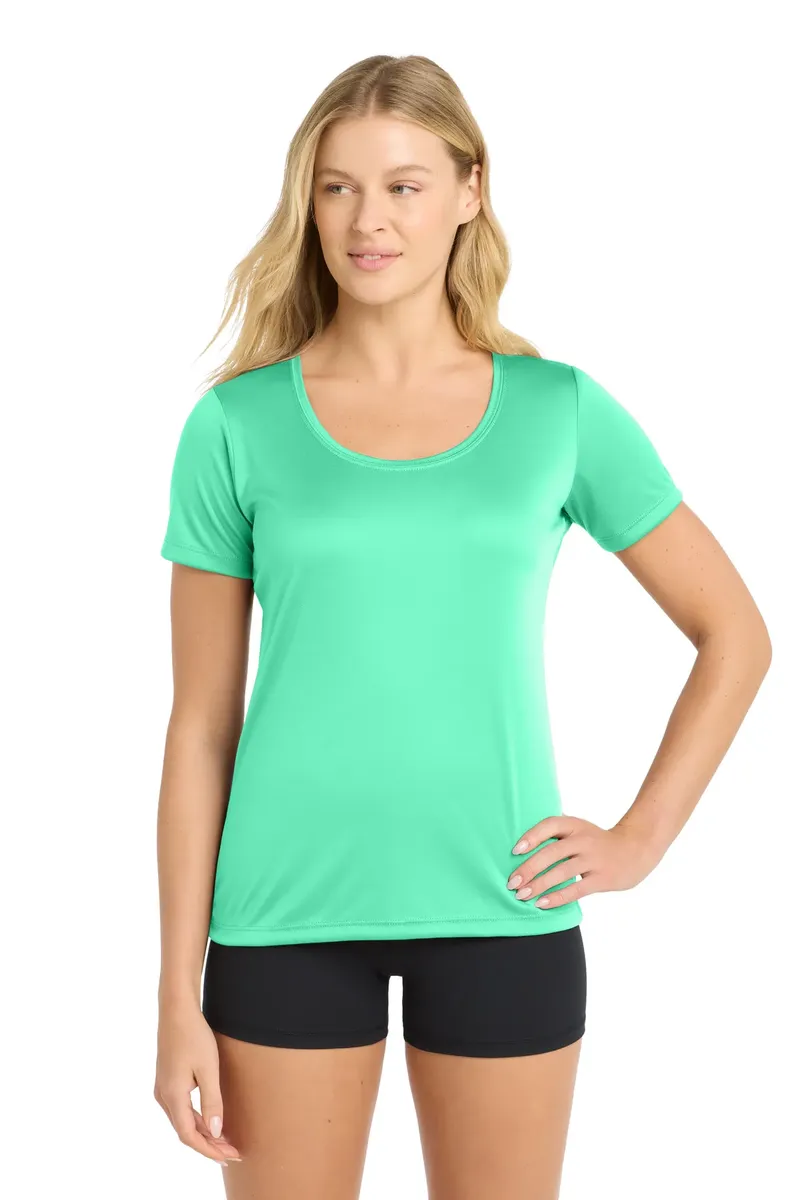 Sport-Tek ® Women's Posi-UV® Pro Scoop Neck Tee. LST420 - additional view 11