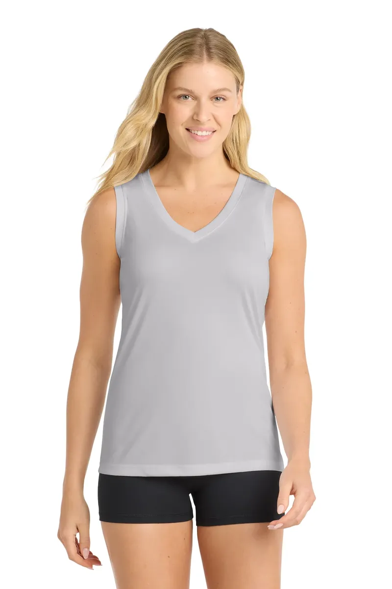 Sport-Tek® Women's Sleeveless PosiCharge® Competitor V-Neck Tee. LST352 - additional view 5