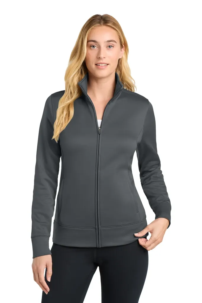 Sport-Tek® Women's Sport-Wick® Fleece Full-Zip Jacket.  LST241 - additional view 5