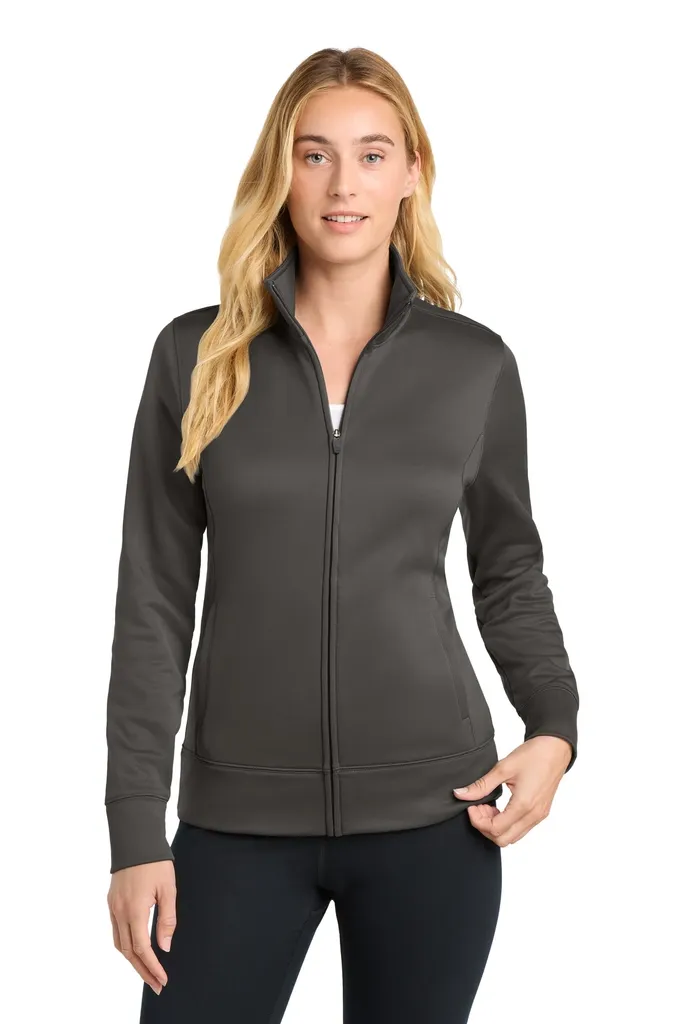 Sport-Tek® Women's Sport-Wick® Fleece Full-Zip Jacket.  LST241 - additional view 6
