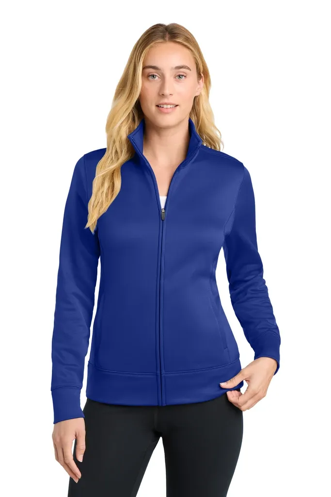 Sport-Tek® Women's Sport-Wick® Fleece Full-Zip Jacket.  LST241 - additional view 3