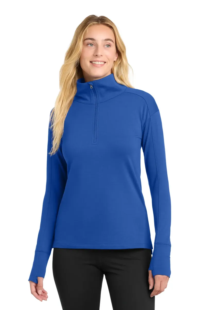 Sport-Tek® Women's Sport-Wick® Flex Fleece 1/4-Zip. LST561 - additional view 1