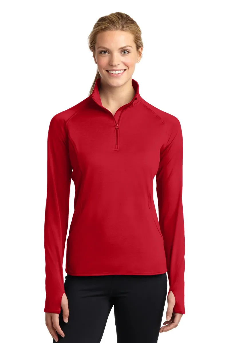 Sport-Tek® Women's Sport-Wick® Stretch 1/4-Zip Pullover. LST850 - additional view 12